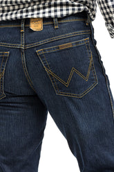 Wrangler Regular Fit Męskie Spodnie Jeansowe Dark Used W10I22H10 112125986